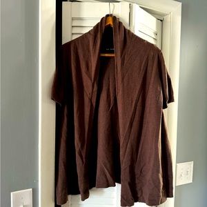 Short Sleeved Knit Cardigan, M